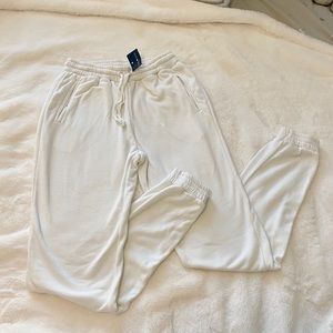 White Brandy Melville joggers